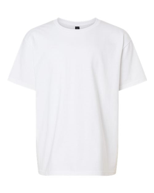 Gildan 2000B, Youth Ultra Cotton T-shirt, White