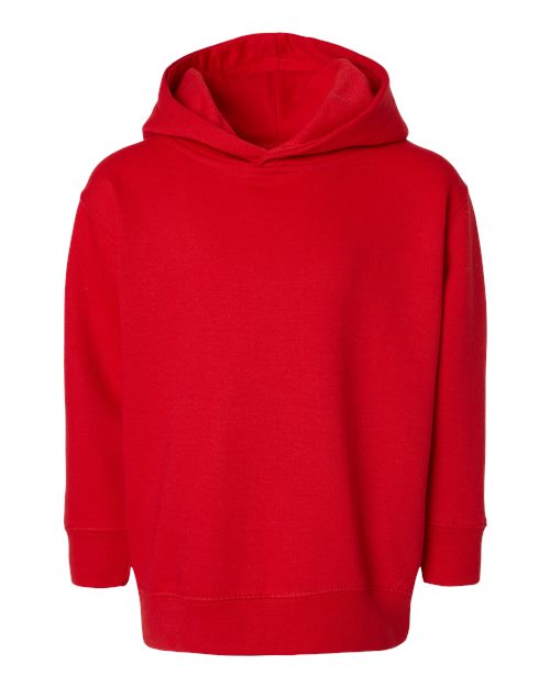 Rabbit Skins 3326, Toddler Pullover Fleece Hoodie, Red