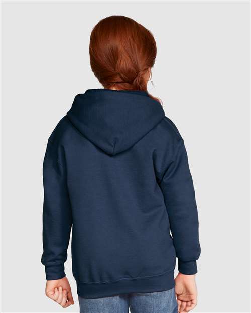 Gildan 18600B Youth Heavy Blend™ Full-Zip Hooded Sweatshirt