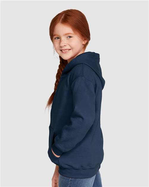 Gildan 18600B Youth Heavy Blend™ Full-Zip Hooded Sweatshirt