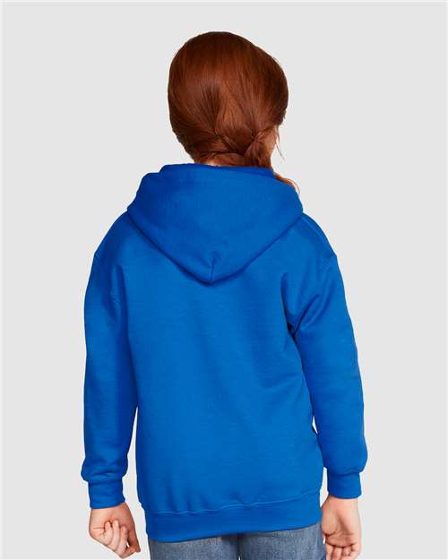 Gildan 18600B Youth Heavy Blend™ Full-Zip Hooded Sweatshirt