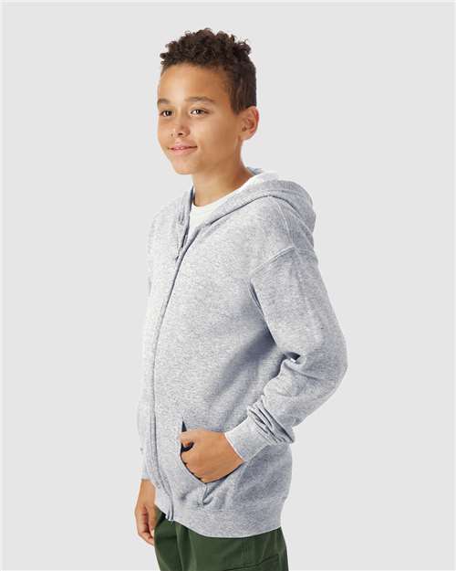 Gildan 18600B Youth Heavy Blend™ Full-Zip Hooded Sweatshirt