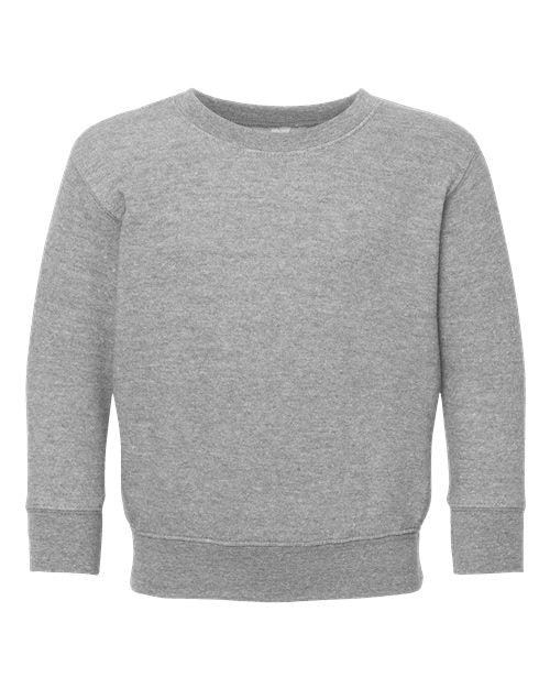 Rabbit Skins 3317, Toddler Fleece Crewneck Sweatshirt, Heather