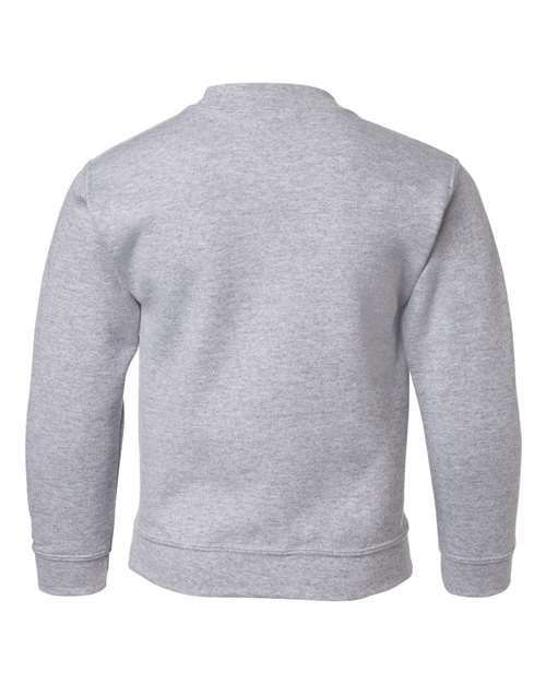 Gildan 18000B, Youth Heavy Blend Crewneck Sweatshirt, Sport Grey