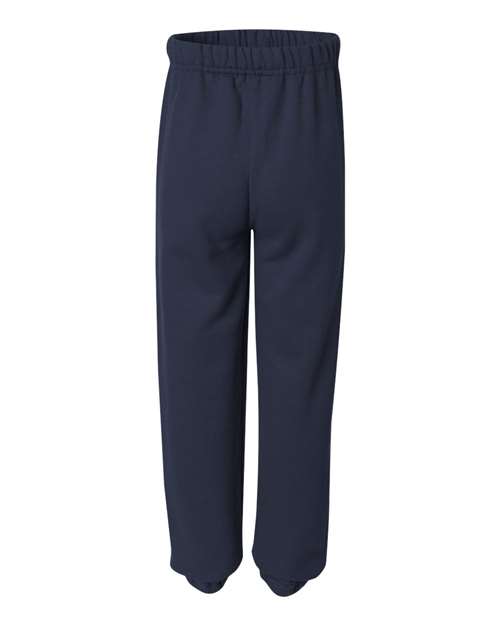 JERZEES 973BR, Youth Nublend Sweatpants, J. Navy