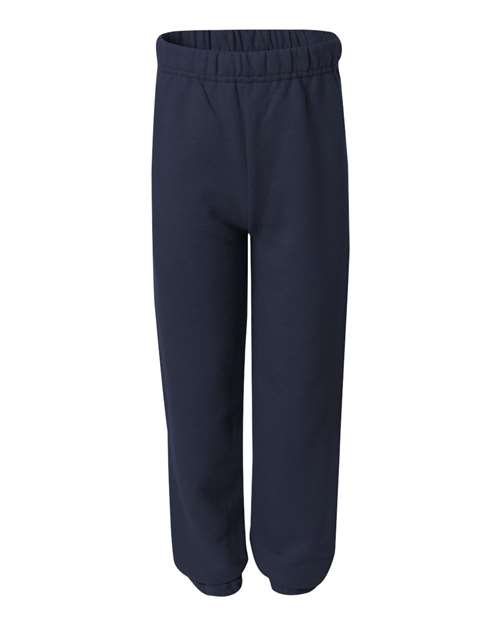 JERZEES 973BR, Youth Nublend Sweatpants, J. Navy