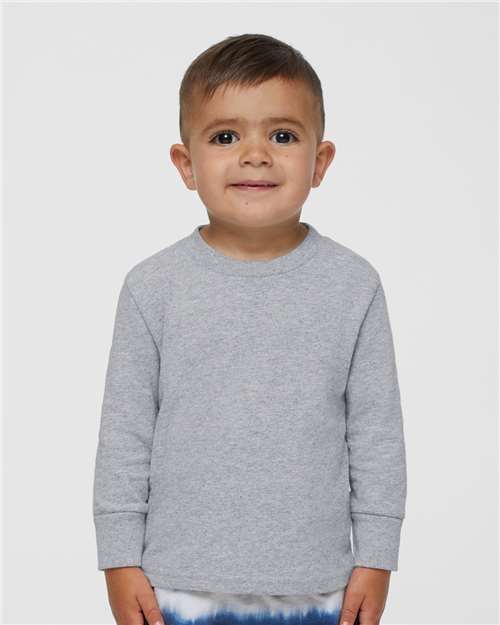 Toddler Cotton Jersey Long Sleeve Tee - - 584 - Toronto Screen Printing- Color