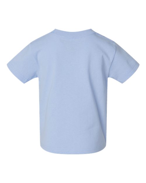 Rabbit Skins 3301T, Toddler Cotton Jersey Tee, Light Blue