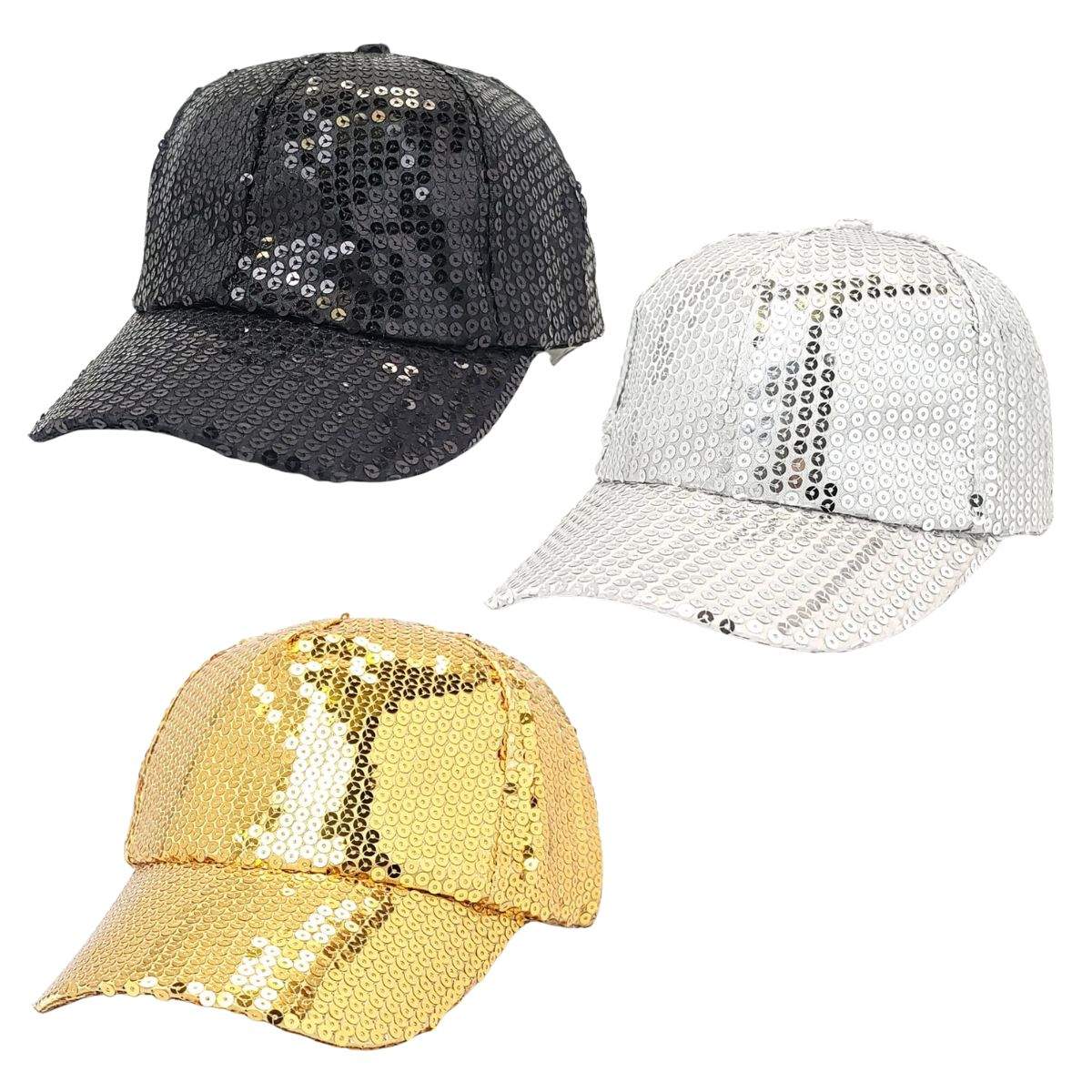 Fashion Cap - Sequin Spangles, Multi-Coloured