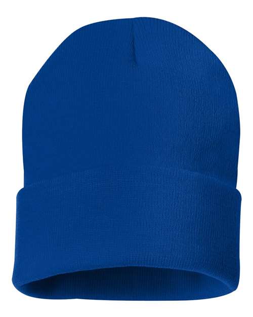 12" Solid Cuffed Beanie - - 1411 - Toronto Screen Printing- Color