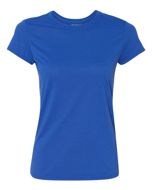 Performance® Women’s T-Shirt - - 2692 42000L 5-5.9 oz 82260 Activewear Antimicrobial Athletics Best Selling Brands Crewneck Fitness and Wellness Fitted Gildan Jersey Juniors Moisture-Management No Visible Logos Performance Polyester Polyester - 100% Polyester - Over 50% Regular (5-6 oz) Self Collar Short Sleeves Side Seams Snag Resistant T-Shirts T-Shirts - Premium Tear Away Tops Womens