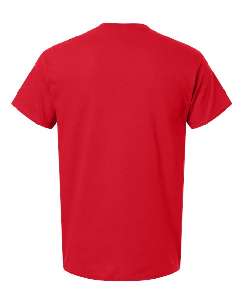 Gildan 5000, Unisex Heavy Cotton T-shirt, Red