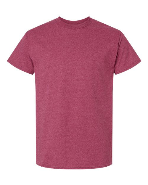 Gildan 2000, Unisex Ultra Cotton T-shirt, Heather Cardinal