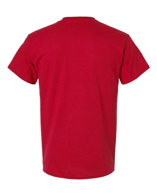 Gildan 8300, Unisex Dryblend Pocket T-shirt, Red