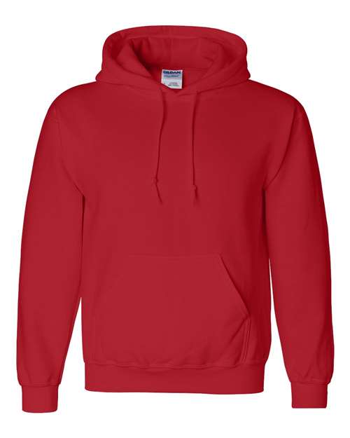 Gildan 12500, Unisex Dryblend Hooded Sweatshirt, Red