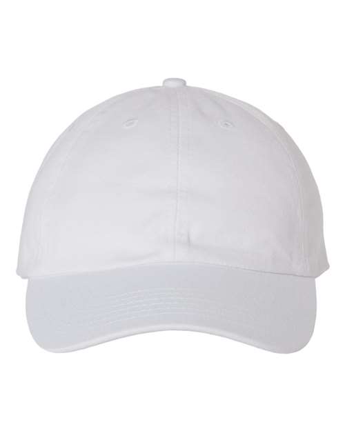 Valucap VC300A, Bio-washed Classic Dad Hat, White