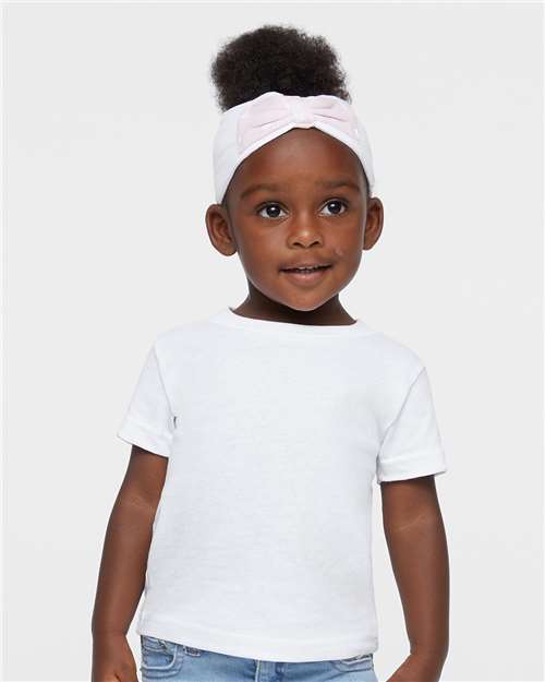 Rabbit Skins 3401, Infant Cotton Jersey Tee, White