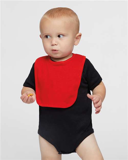 Rabbit Skins 4400, Infant Baby Rib Bodysuit, Black