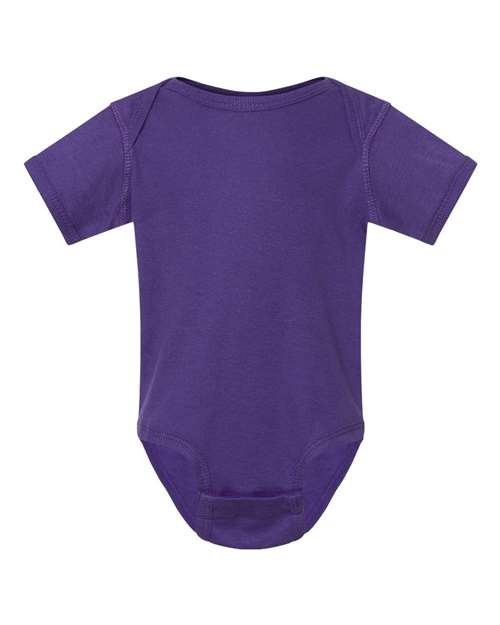 Rabbit Skins 4400, Infant Baby Rib Bodysuit, Purple