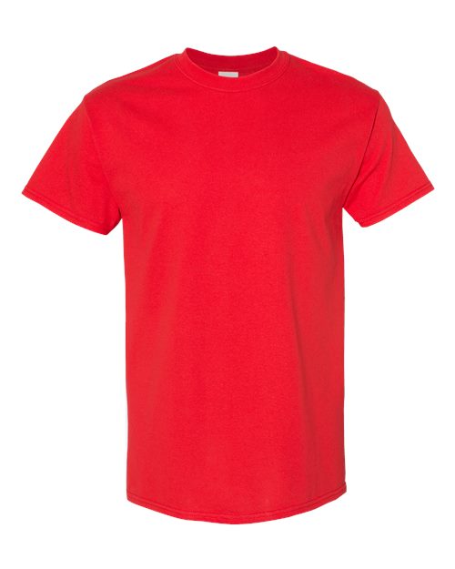 Gildan 5000B, Youth Heavy Cotton T-shirt, Red