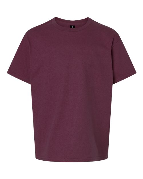 Gildan 2000B, Youth Ultra Cotton T-shirt, Maroon