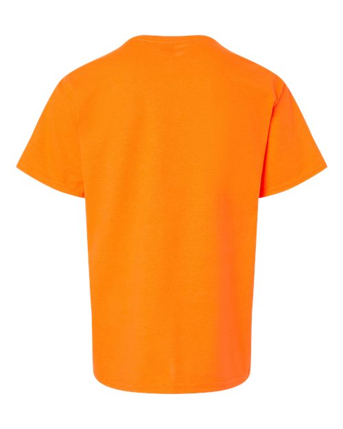 Gildan 2000B, Youth Ultra Cotton T-shirt, Safety Orange