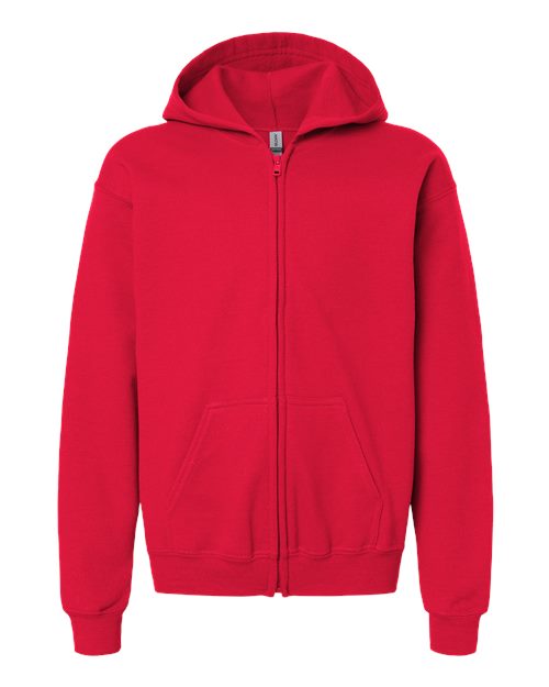 Gildan 18600B Youth Heavy Blend™ Full-Zip Hooded Sweatshirt