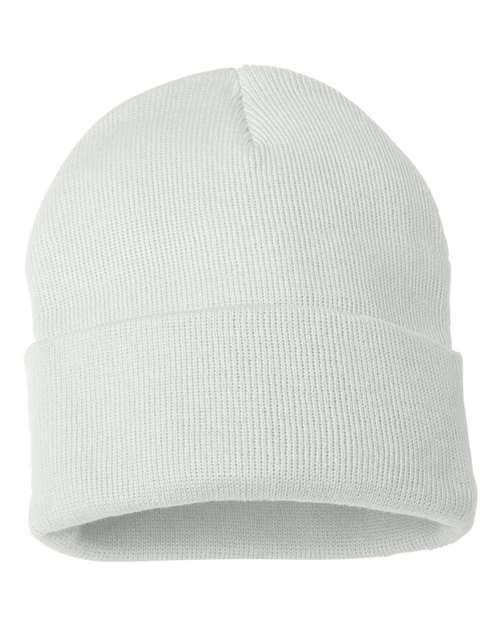 12" Solid Cuffed Beanie - - 1411 - Toronto Screen Printing- Color