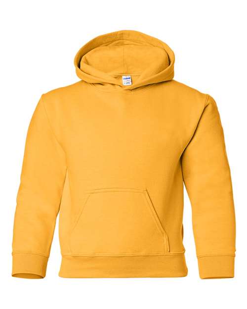 Gildan 18500B, Youth Heavy Blend Hooded Sweatshirt, Gold