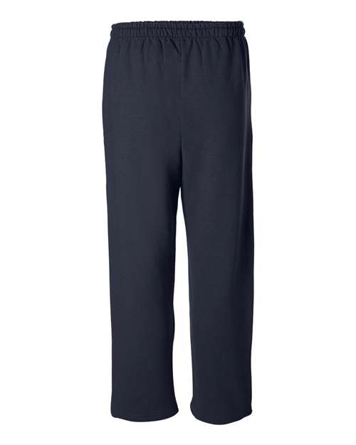 Gildan 18400, Unisex Heavy Blend Open-bottom Sweatpants, Navy