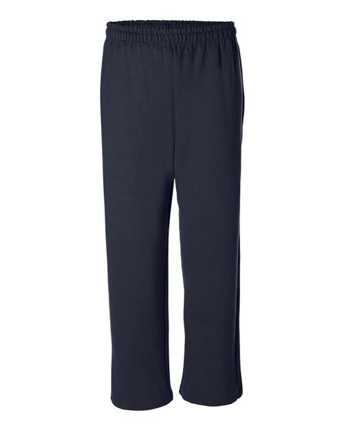 Gildan 18400, Unisex Heavy Blend Open-bottom Sweatpants, Navy