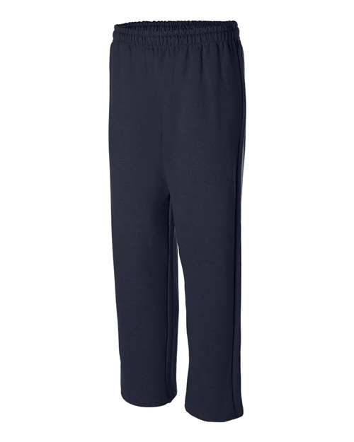 Gildan 18400, Unisex Heavy Blend Open-bottom Sweatpants, Navy