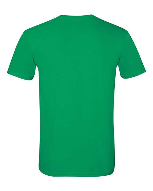 Gildan 64000, Unisex Softstyle T-shirt, Irish Green