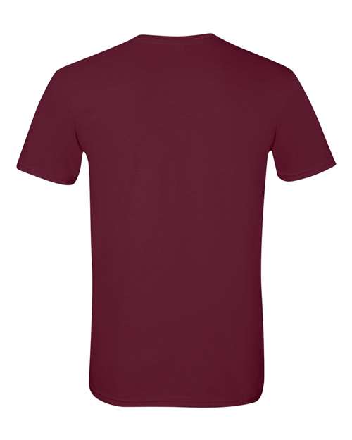 Gildan 64000, Unisex Softstyle T-shirt, Maroon