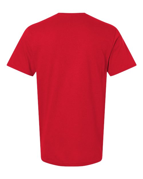 Gildan 64000, Unisex Softstyle T-shirt, Red