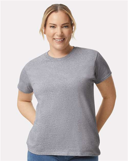 Gildan 2000L, Women's Ultra Cotton T-shirt, Sport Grey