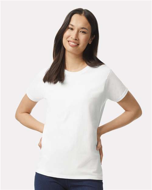 Gildan 2000L, Women's Ultra Cotton T-shirt, White