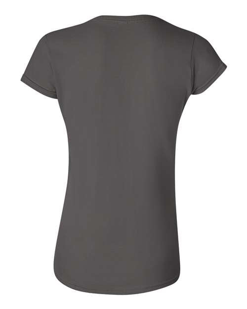 Gildan 64000L, Women's Softstyle T-shirt, Charcoal