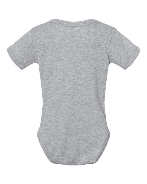Rabbit Skins 4400, Infant Baby Rib Bodysuit, Heather
