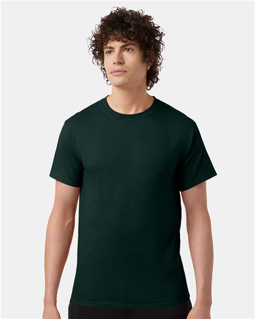 Champion T425, Unisex Classic T-shirt, Dark Green