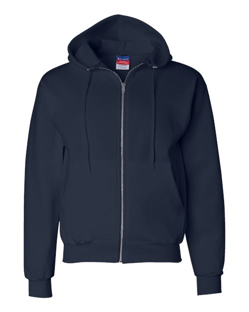 Champion S800, Unisex Powerblend Full-zip Hooded Sweatshirt, Navy