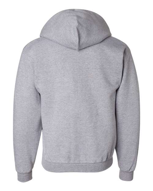 Champion S800, Unisex Powerblend Full-zip Hooded Sweatshirt, Light Steel
