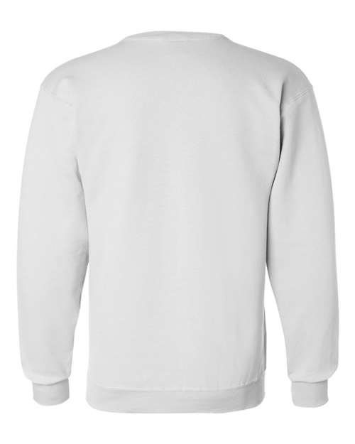 Champion S600, Unisex Powerblend Crewneck Sweatshirt, White