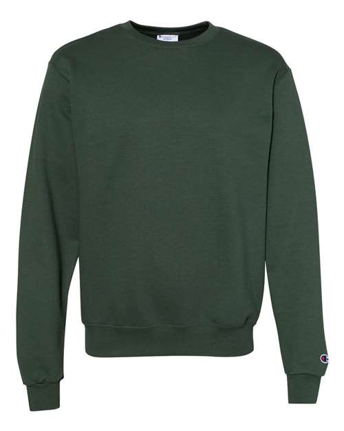 Champion S600, Unisex Powerblend Crewneck Sweatshirt, Dark Green