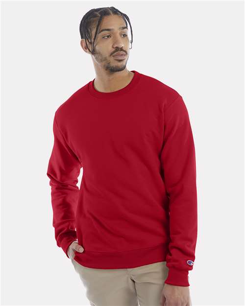 Champion S600, Unisex Powerblend Crewneck Sweatshirt, Scarlet