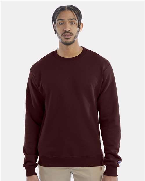 Champion S600, Unisex Powerblend Crewneck Sweatshirt, Maroon