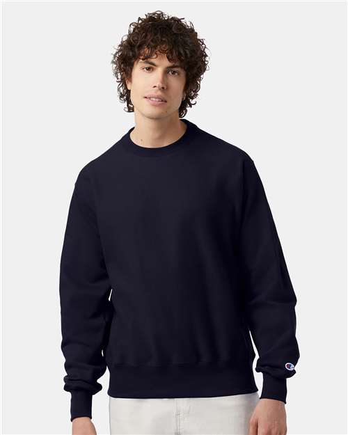 Champion S149, Unisex Reverse Weave Crewneck Sweatshirt, Navy