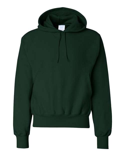 Champion S101, Unisex Reverse Weave Hooded Sweatshirt, Dark Green