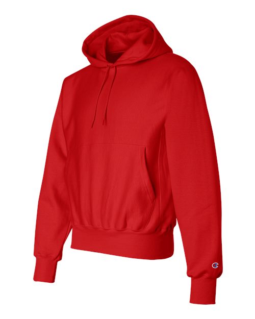 Champion S101, Unisex Reverse Weave Hooded Sweatshirt, Scarlet