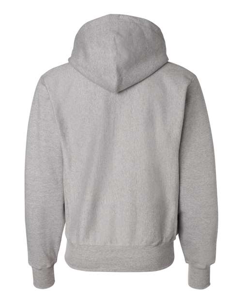 Champion S101, Unisex Reverse Weave Hooded Sweatshirt, Oxford Grey